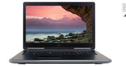 Laptop Dell Precision 7720 Core i7 6ta Gen 16 GB RAM SSD 256GB  Tarjeta NVIDIA Quadro M1200 4GB Pantalla 17.3″