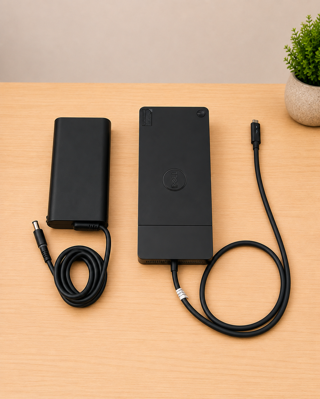 Dock Station Dell WD19TB Thunderbolt 3 | USB-C | Cargador 180W Incluido | Hasta 3 Monitores 4K