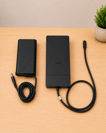 Dock Station Dell WD19TB Thunderbolt 3 | USB-C | Cargador 180W Incluido | Hasta 3 Monitores 4K
