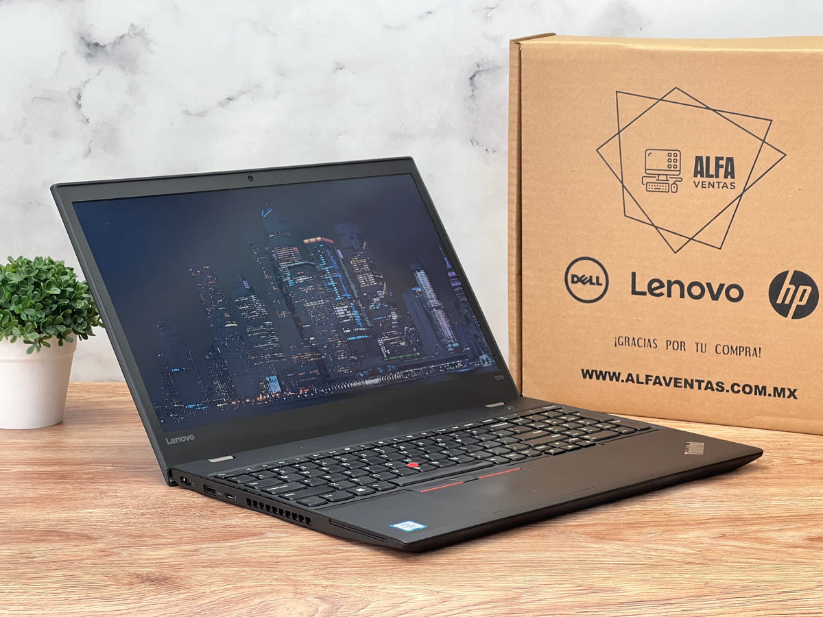 Laptop Lenovo ThinkPad T570 | Core i7 7ma Gen | SSD 256GB | 16GB RAM | Tarjeta NVIDIA GeForce 940MX 2GB | Pantalla 15.6”