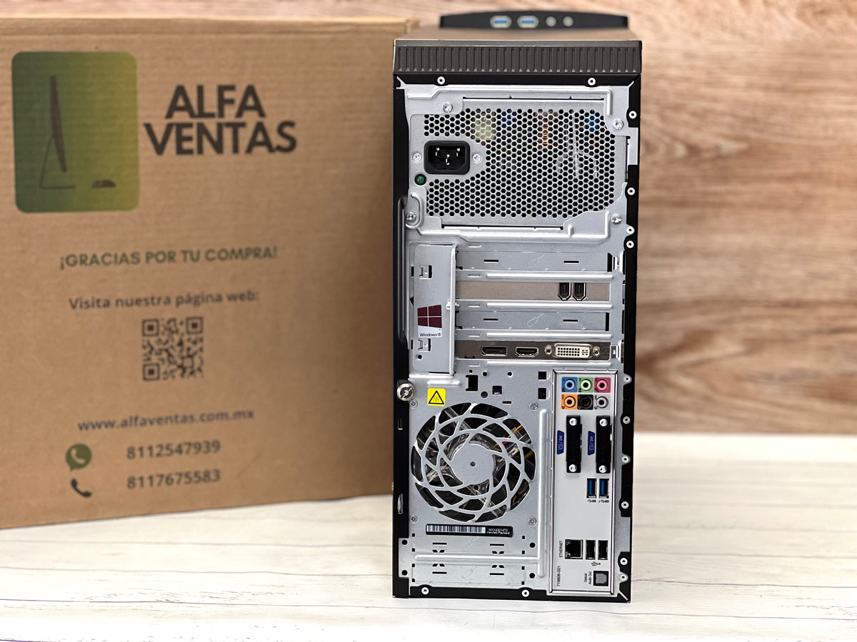 CPU HP Envy Phoenix 810 | Core i7 4ta Gen | SSD 1TB | 16GB RAM | NVIDIA GeForce GT 640 4GB | Windows 10