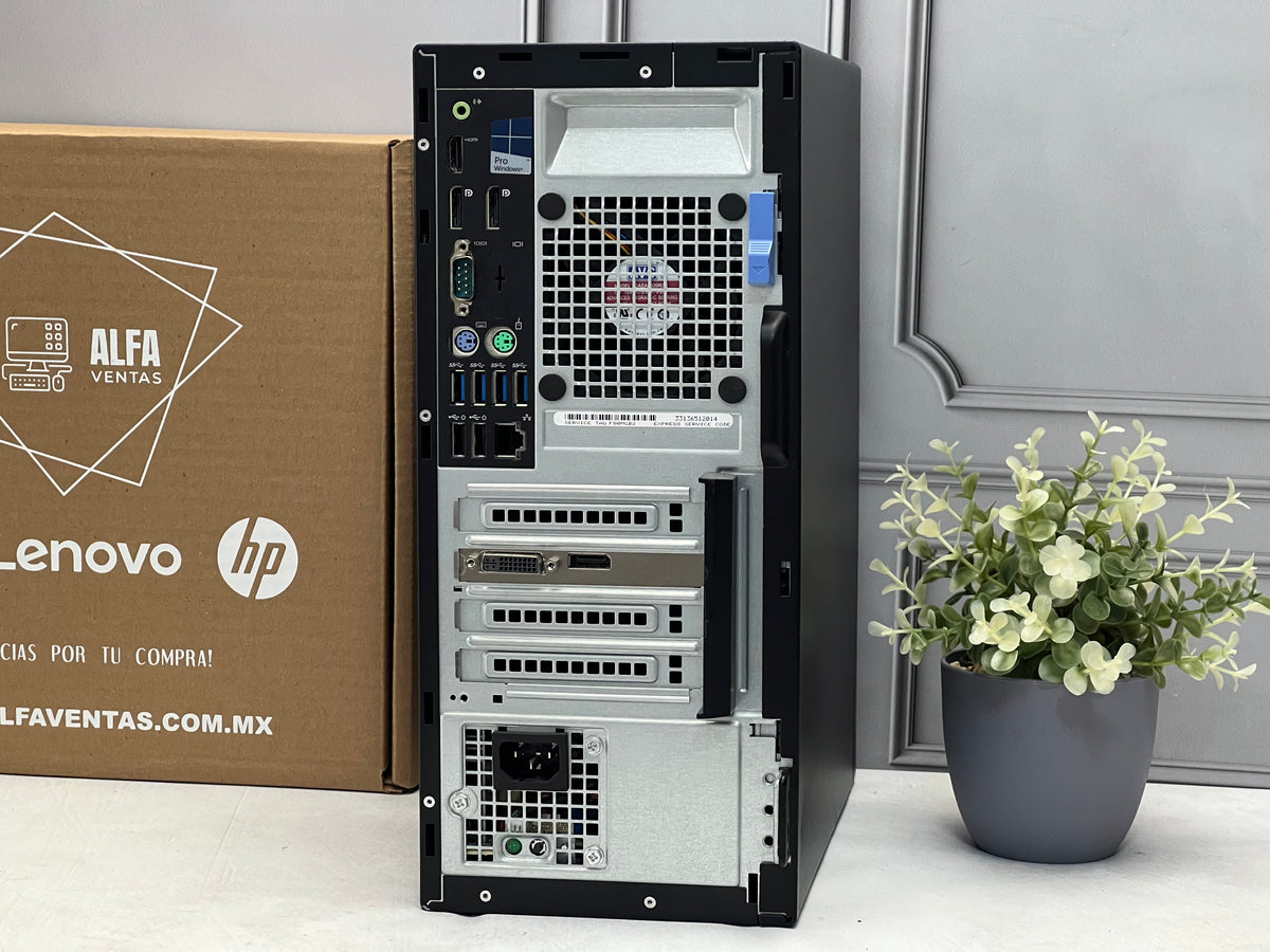 CPU DELL Optiplex 3040/5040 MT Core i7 6ta Gen SSD 500GB 16GB RAM Windows