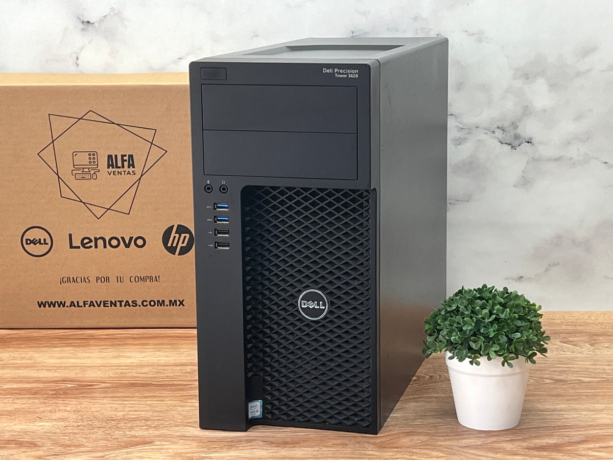 CPU Dell Precision Tower 3620 Core i7 6ta Gen SSD 256GB RAM 16GB DDR4 Tarjeta GeForce GT 730 2GB
