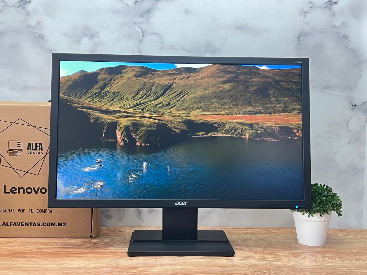 Monitor Acer 24" pulgadas V246HL Full HD 1920x1080 VGA DVI HDMI
