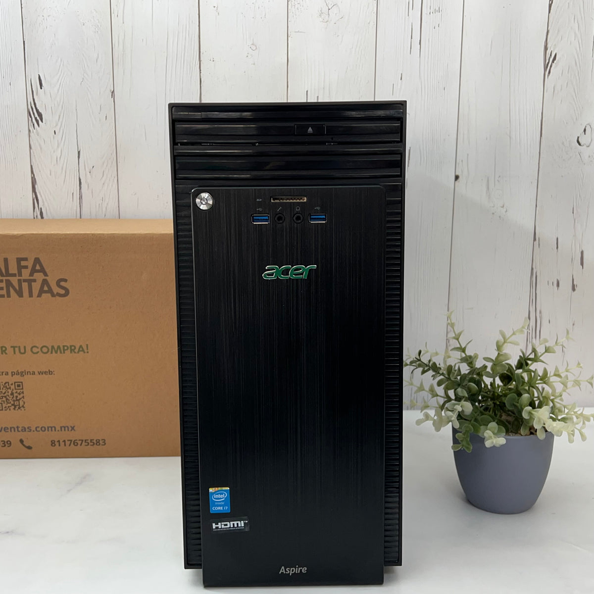 CPU Acer TC-705 Core i7 4ta Gen SSD  480GB RAM 8GB Windows 10