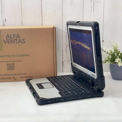 Laptop Panasonic Toughbook CF-33 Core i7 7ma Gen | 16GB RAM | SSD 480GB | 12” táctil |  Uso rudo CLASE B