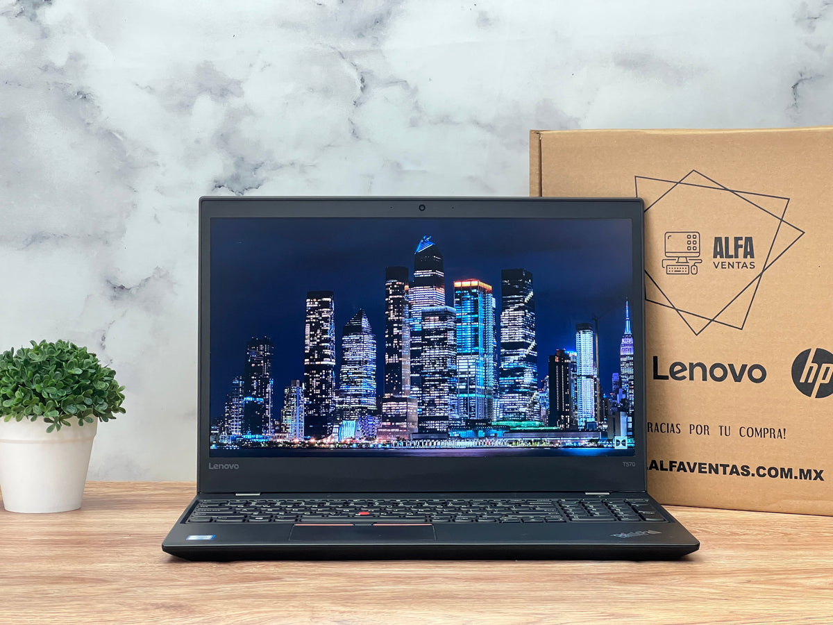 Laptop Lenovo ThinkPad T570 | Core i7 7ma Gen | SSD 256GB | 16GB RAM | Tarjeta NVIDIA GeForce 940MX 2GB | Pantalla 15.6”