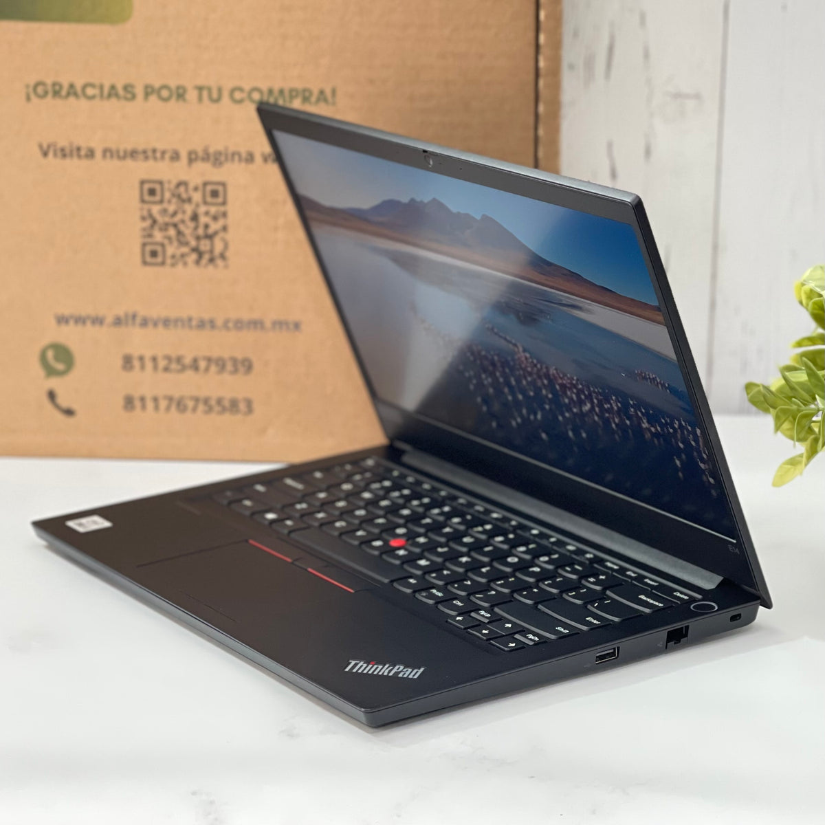 Laptop Lenovo ThinkPad E14 | Core i5 10ma Gen | SSD 240GB | 16GB RAM | Pantalla 14” | Windows 11