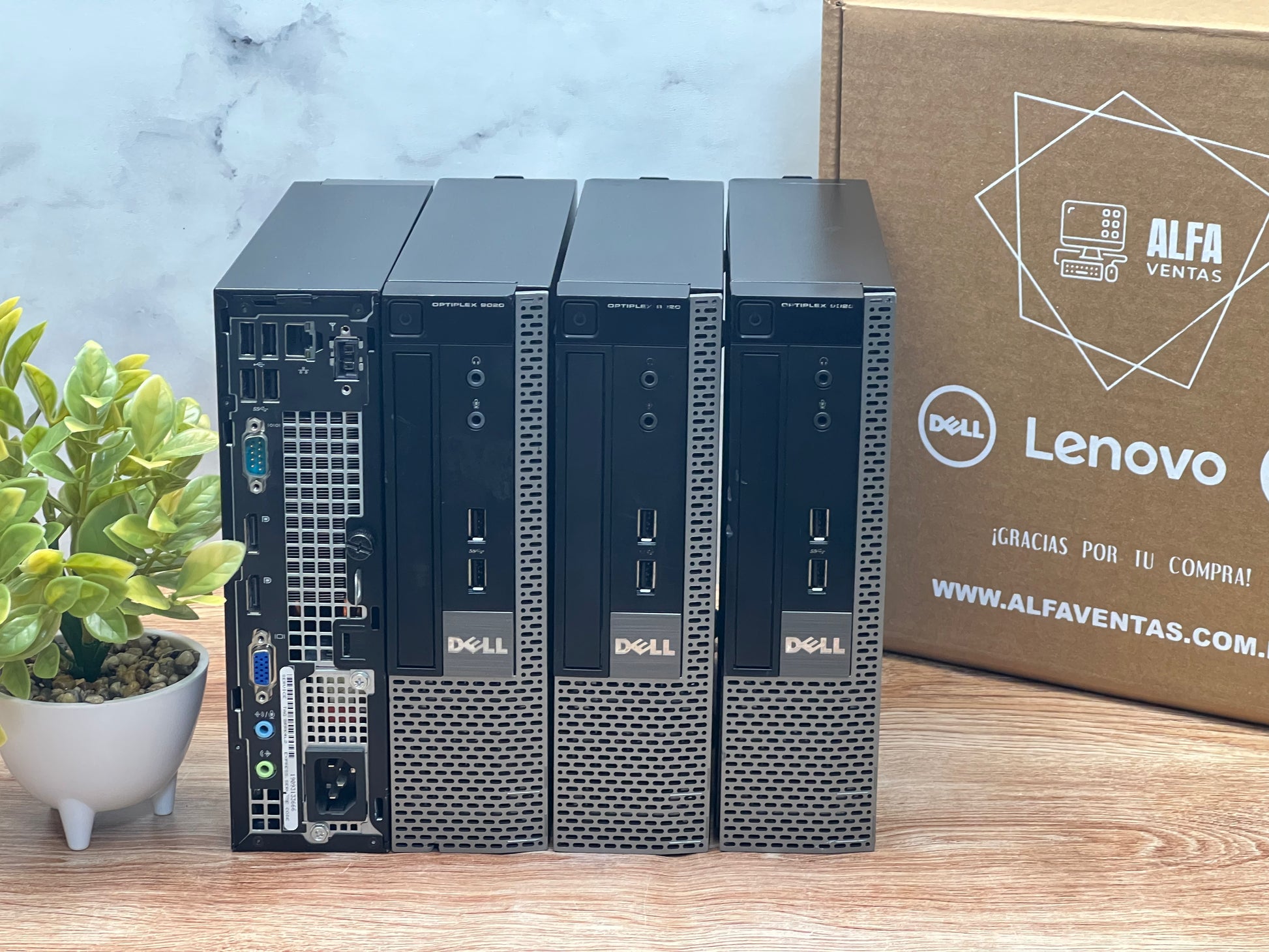 LOTE x 4 CPU Dell OptiPlex 9020 USFF – ✅ SSD 240GB | 8GB RAM | Core i5 4ta Gen