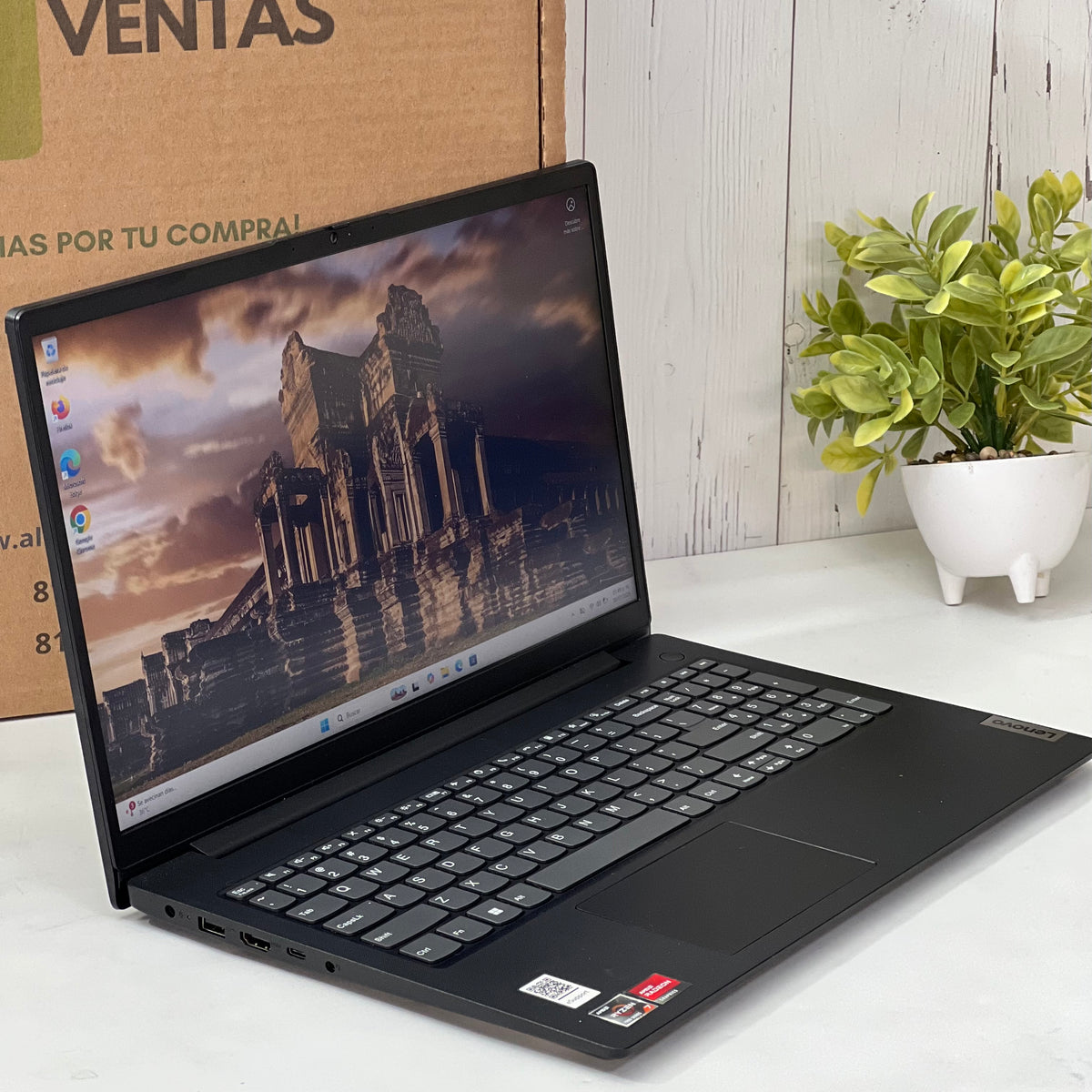 Laptop Lenovo V15 G4 | Ryzen 5 5500U | SSD 256GB | 16GB RAM | Pantalla 15.6" | Windows 11