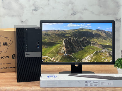 Computadora Completa Dell OptiPlex 7040 Tower Core i5 6ta Gen  16GB RAM  SSD 512GB Monitor 22”