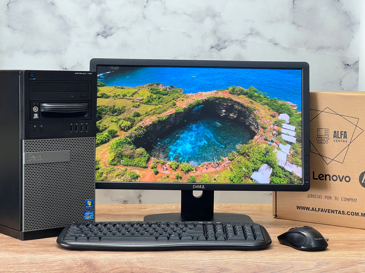 Computadora Dell Optiplex 790 | Core i7 2da Gen | SSD 240GB | RAM 8GB | Monitor LED 22"