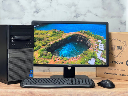 Computadora Dell Optiplex 790 Core i7 2da gen SSD 480GB 16GB Tarjeta AMD Radeon 1gb