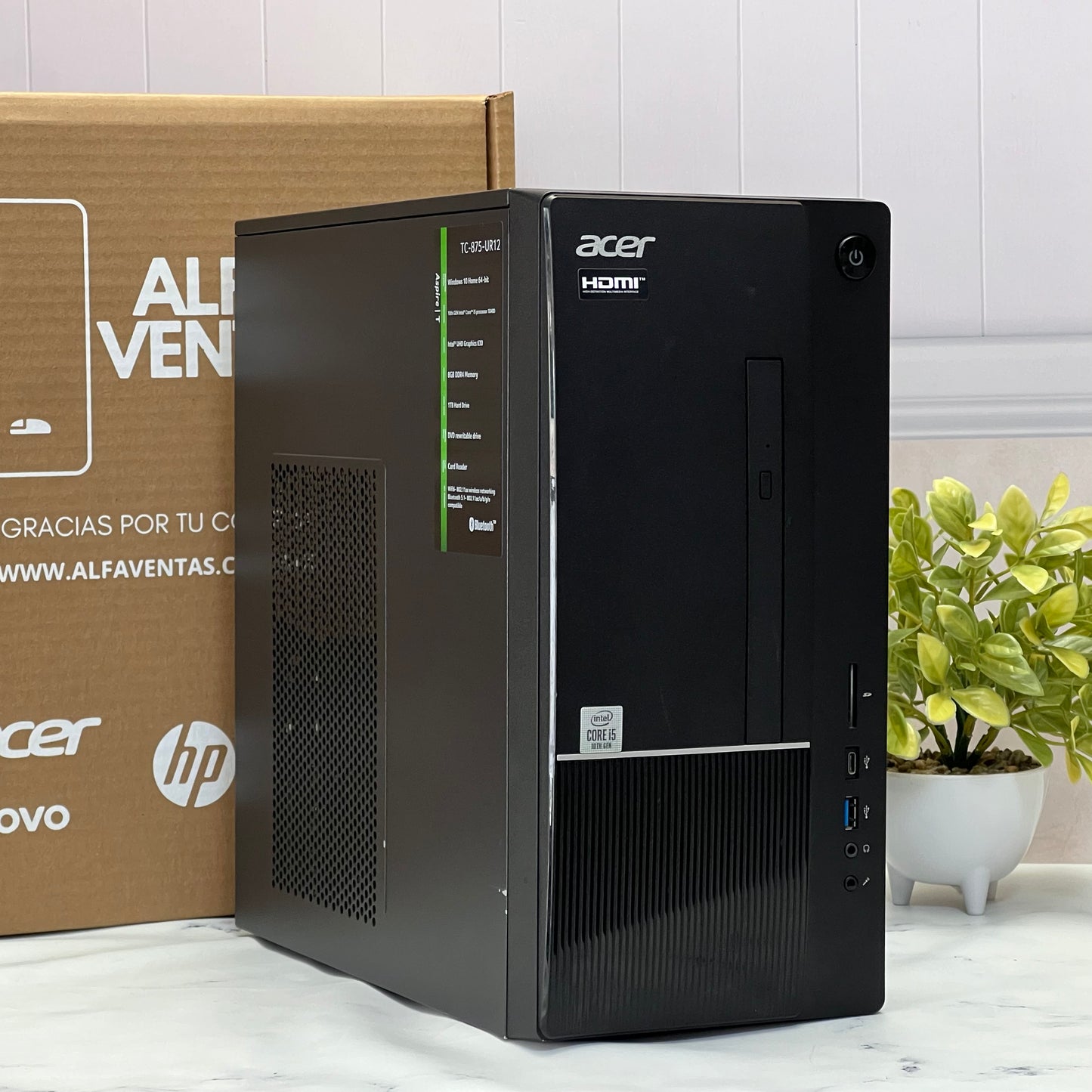 CPU Acer Aspire TC-875-UR12 | Core i5 10ma Gen | SSD 500GB | 16GB RAM DDR4 | Windows 11