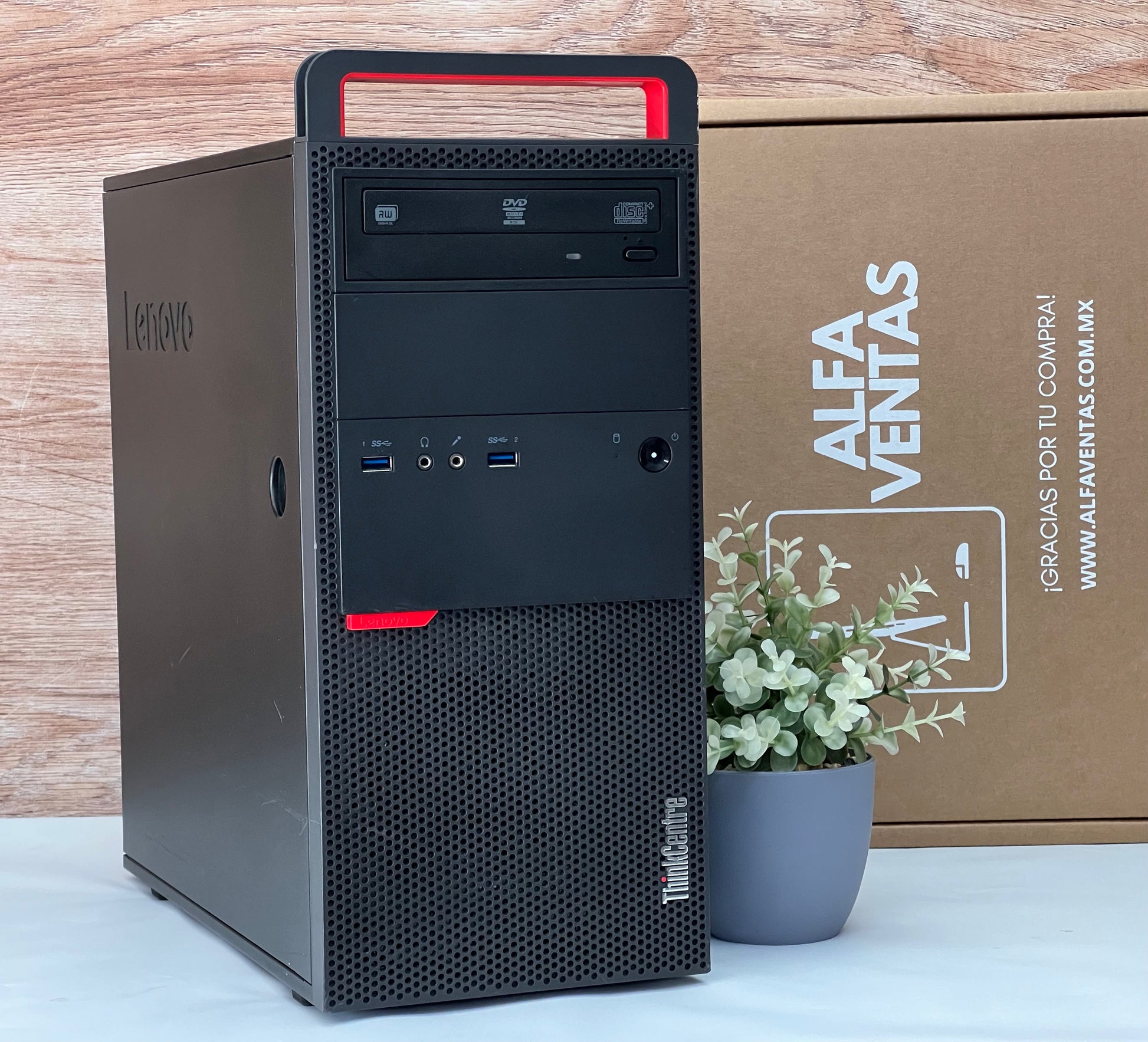 CPU Lenovo ThinkCentre M800 Torre | Core i5 6ta Gen | SSD 480GB | 8GB RAM | Windows 10 Pro