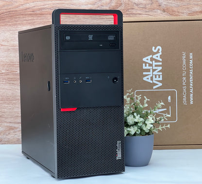 CPU Lenovo ThinkCentre M800 Torre | Core i5 6ta Gen | SSD 480GB | 8GB RAM | Windows 10 Pro