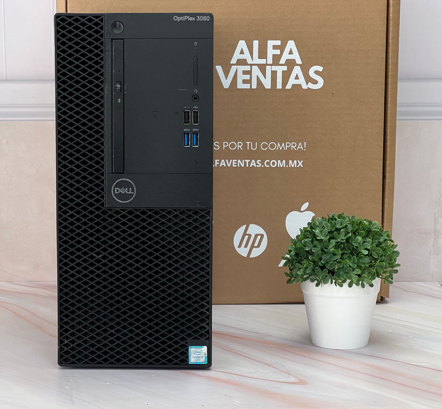 CPU Dell Optiplex 3060 Torre Core i7 8va Gen 16GB RAM  SSD 512GB Tarjeta Quadro P400 2GB