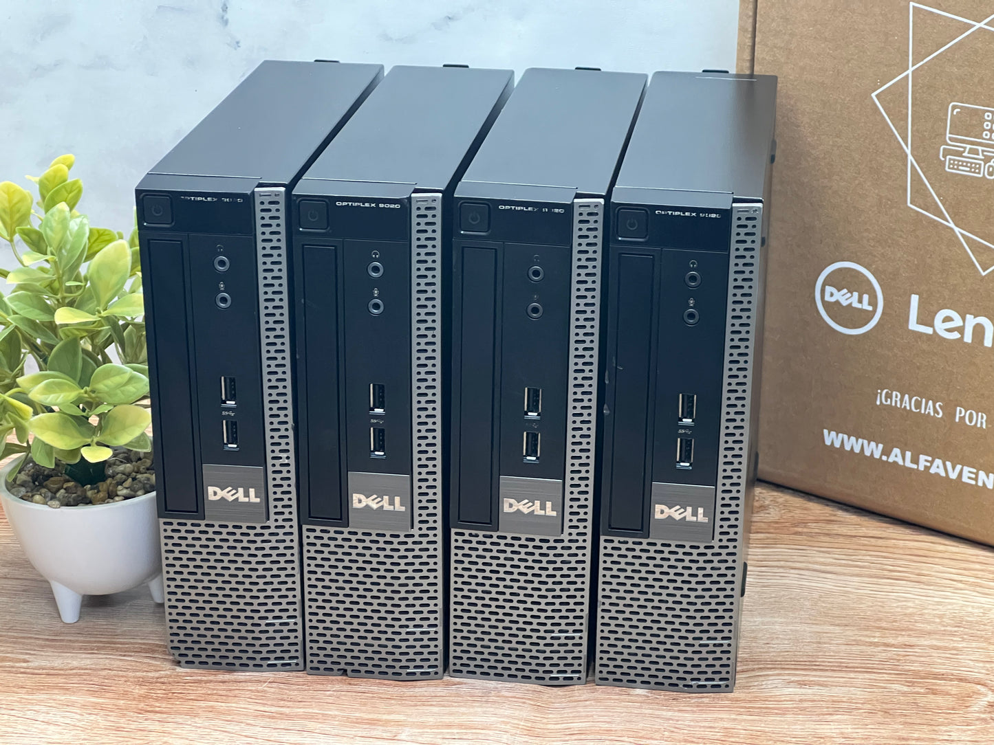 LOTE x 4 CPU Dell OptiPlex 9020 USFF – ✅ SSD 240GB | 8GB RAM | Core i5 4ta Gen
