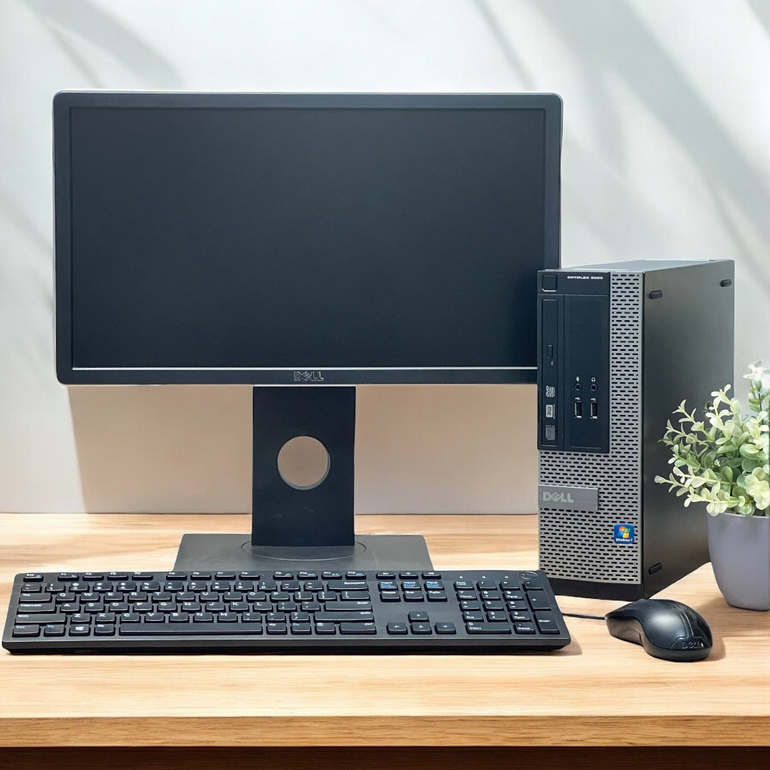 Computadora Completa Dell OptiPlex 3020 SFF – Pentium | 8GB RAM | SSD 240GB | Monitor 22" | Windows 10 Pro