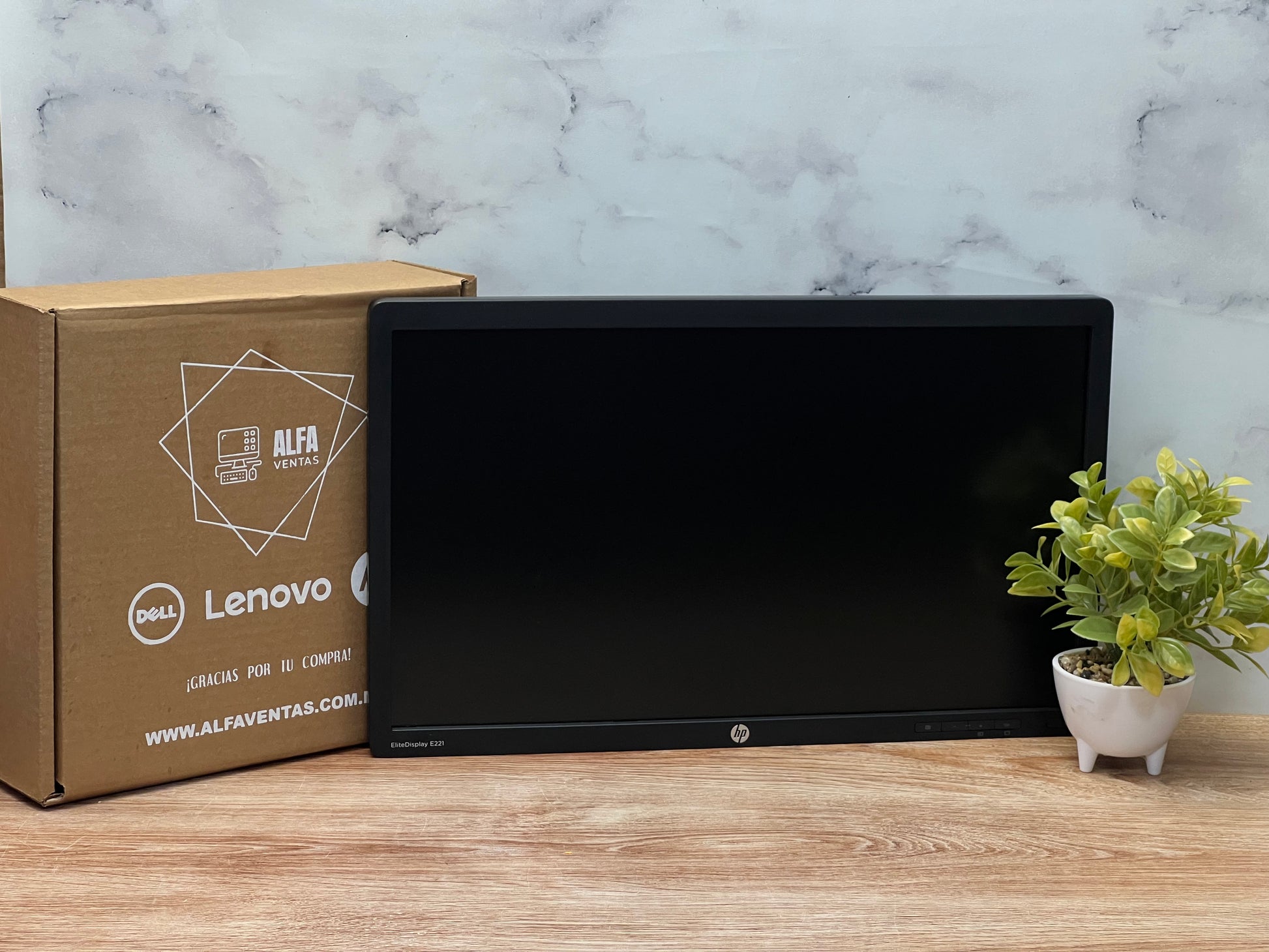 Monitor Hp EliteDisplay 21.5” LED FullHD 1920x1080 VGA,DVI, DisplayPort (sin base) Clase B