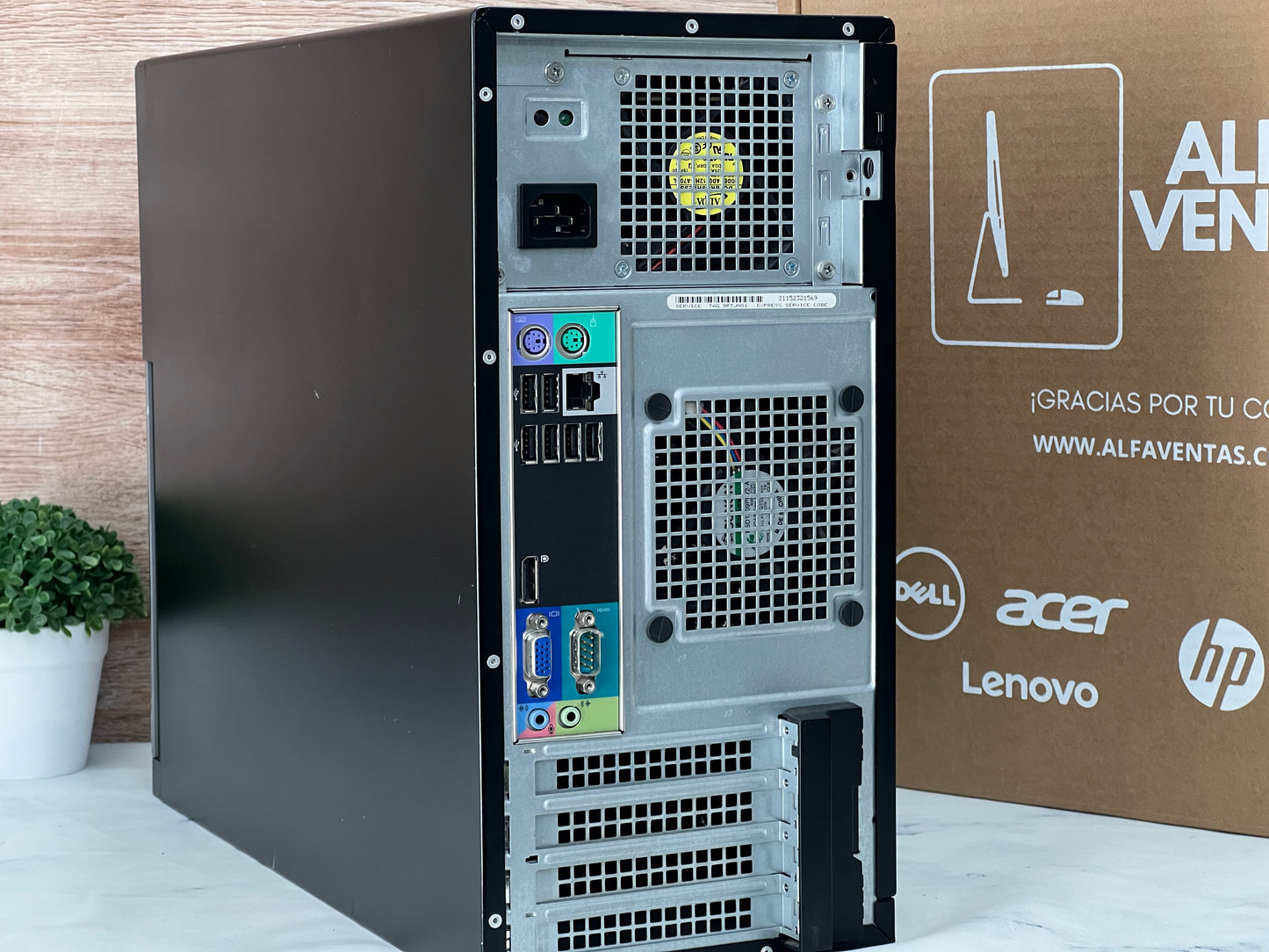 CPU Dell Optiplex 990 TORRE Core i7 2da Gen SSD 240gb RAM 8gb, Windows 10 Pro
