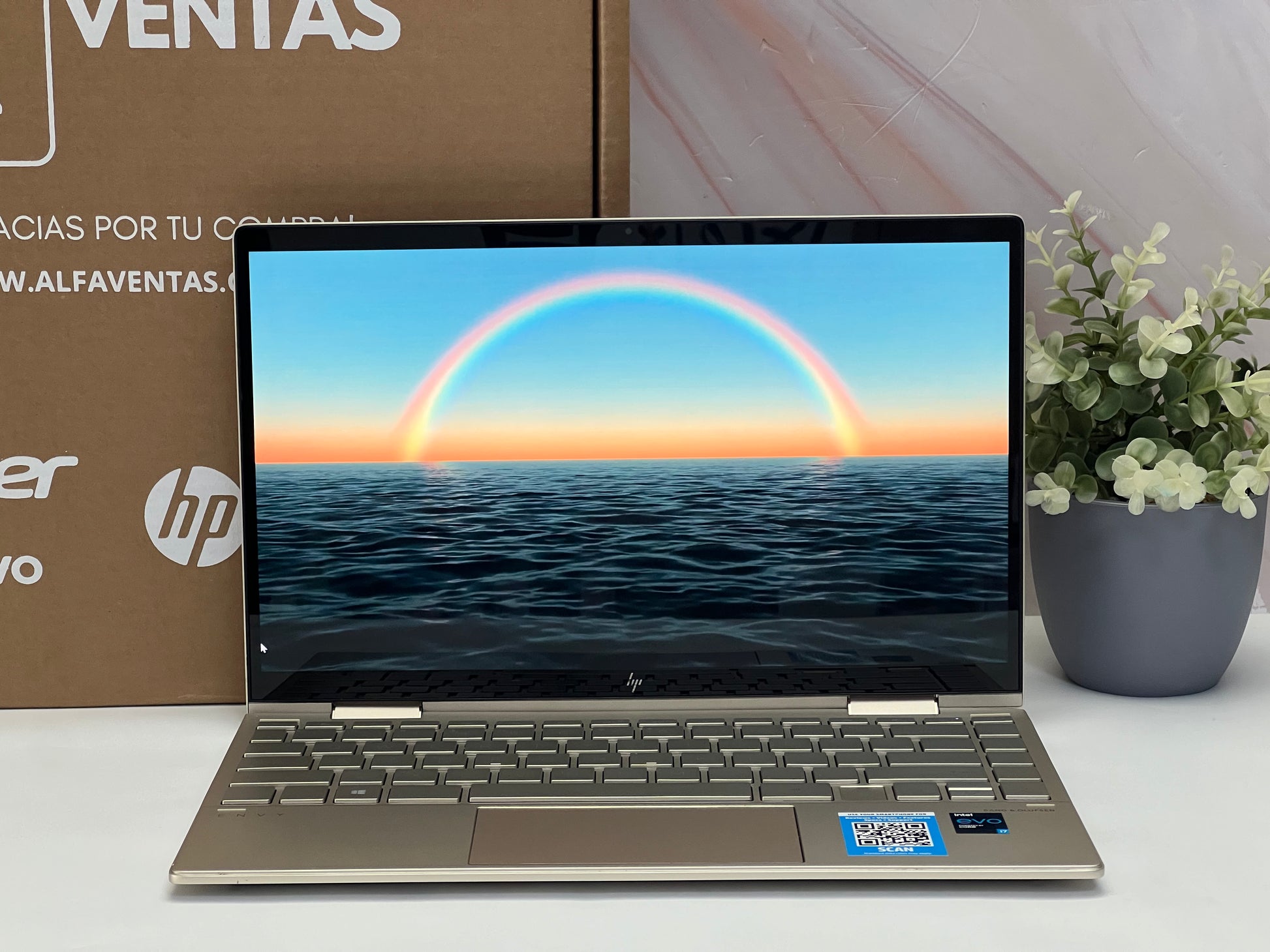 Laptop Hp Envy x360 Core i7 11va Gen SSD 512GB RAM 8GB Pantalla táctil 14" Windows 11