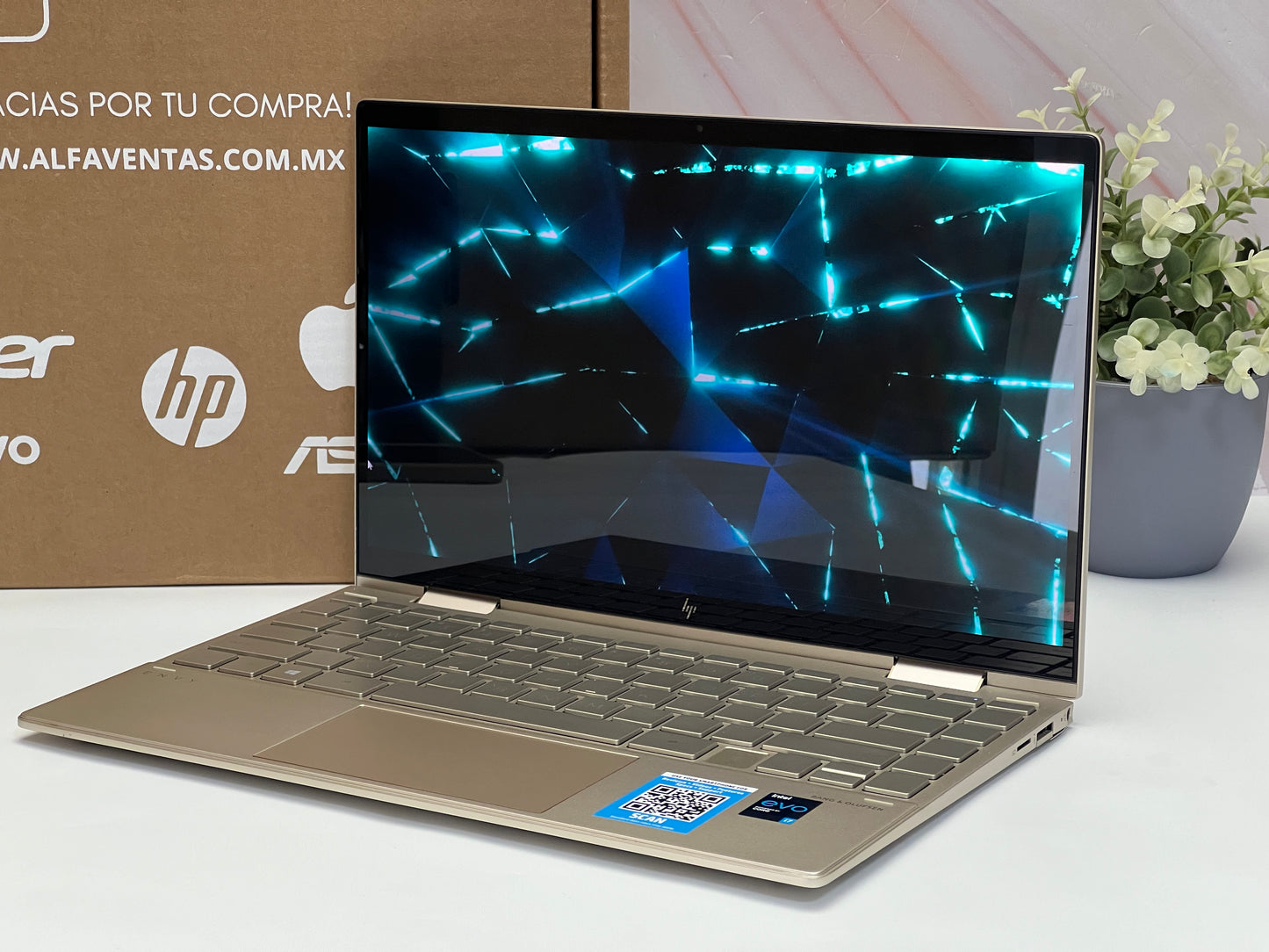 Laptop Hp Envy x360 Core i7 11va Gen SSD 512GB RAM 8GB Pantalla táctil 14" Windows 11