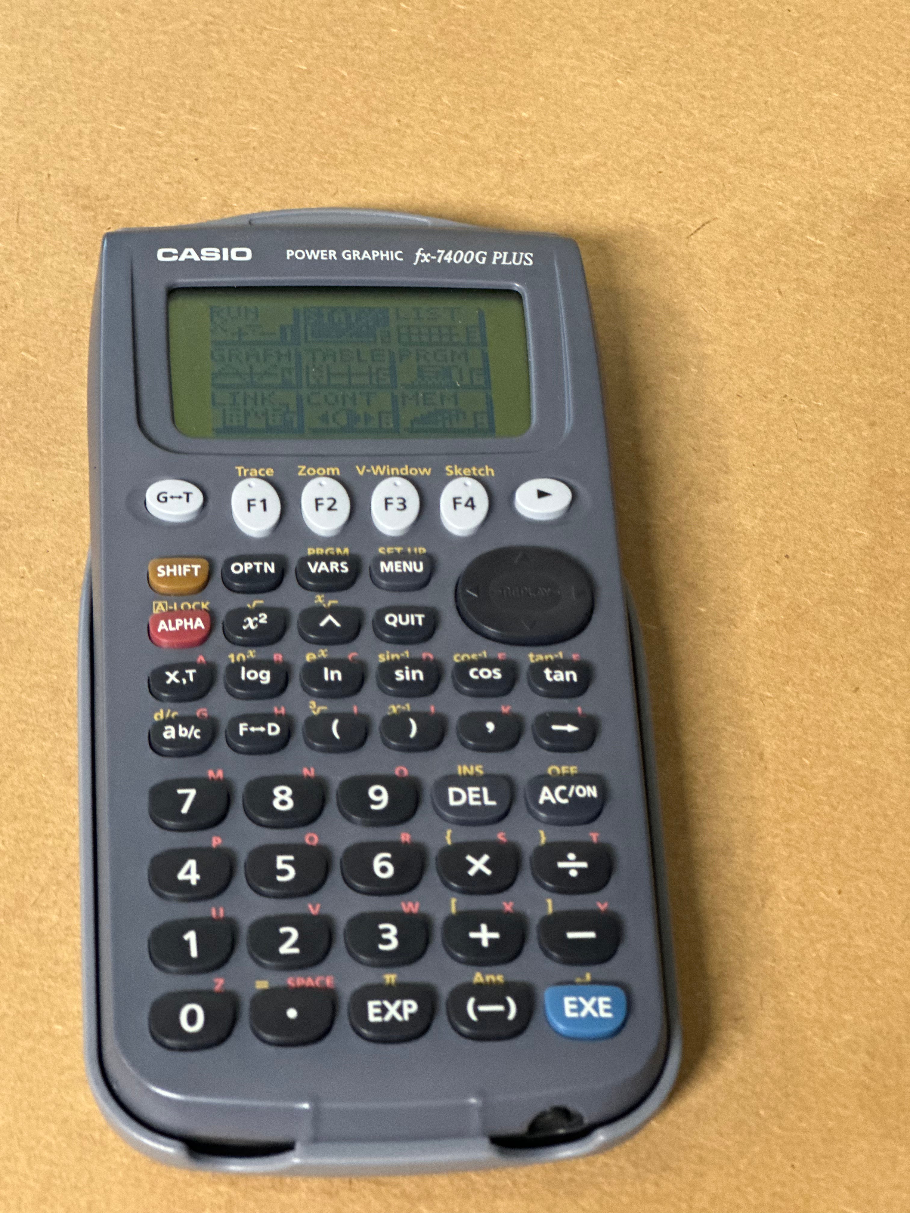 Calculadora casio fx 7400g plus hotsell