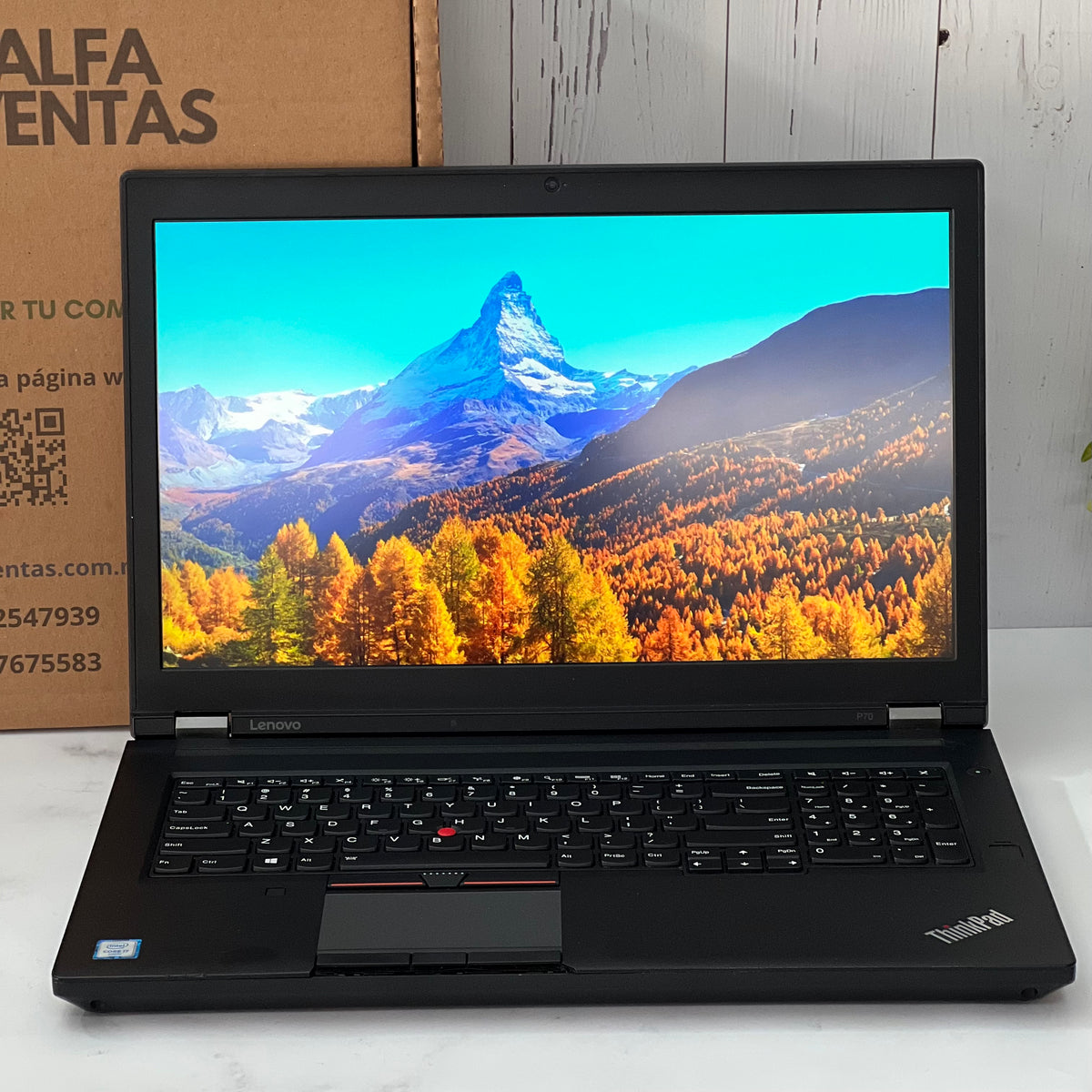 Laptop Lenovo ThinkPad P70 | Core i7 6ta Gen | SSD 256GB | 16GB RAM | Tarjeta Quadro M600M 2GB | Pantalla 17.3”  Clase B