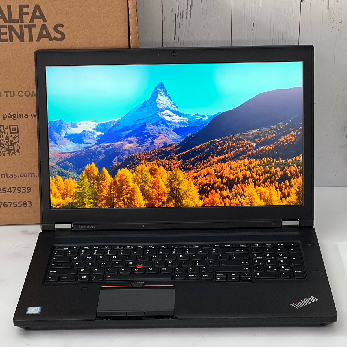 Laptop Lenovo ThinkPad P70 | Core i7 6ta Gen | SSD 256GB | 16GB RAM | Tarjeta Quadro M600M 2GB | Pantalla 17.3”  Clase B