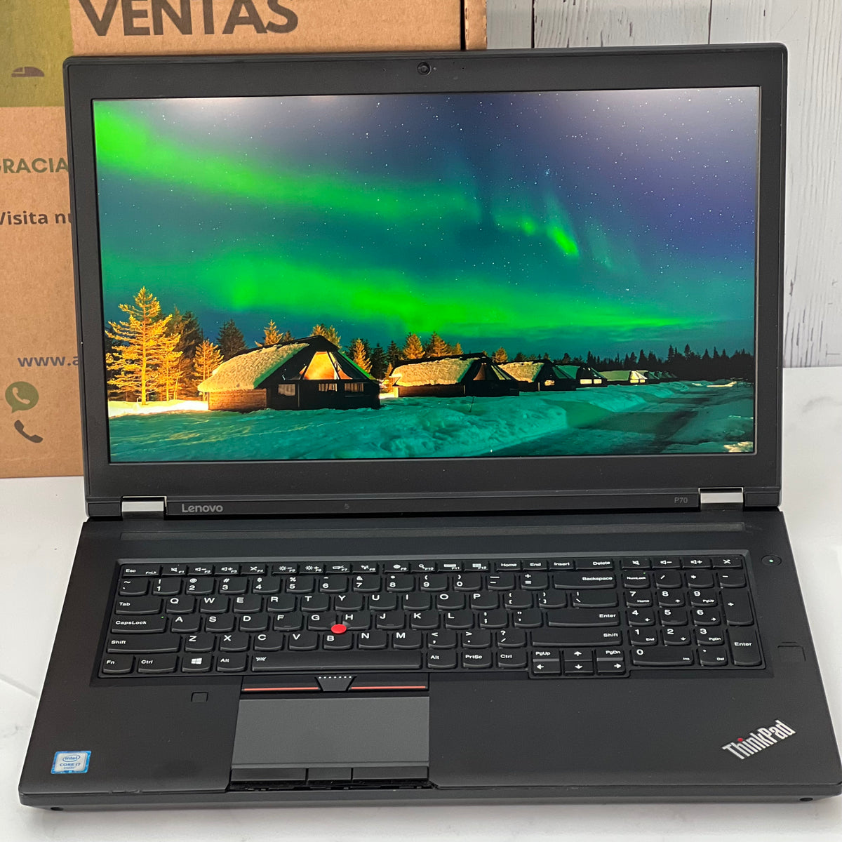Laptop Lenovo ThinkPad P70 | Core i7 6ta Gen | SSD 256GB | 16GB RAM | Tarjeta Quadro M600M 2GB | Pantalla 17.3”  Clase B