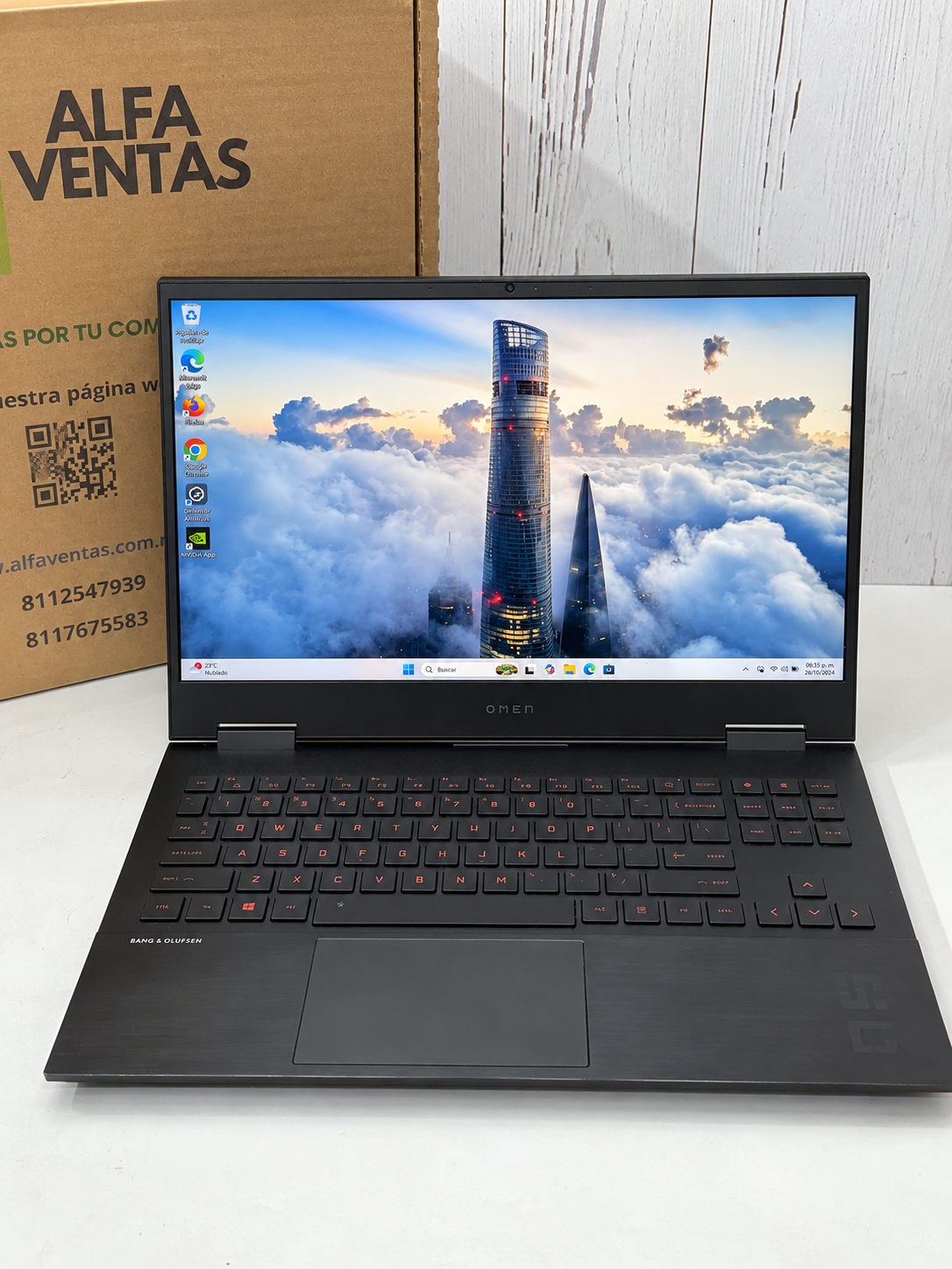 Laptop HP OMEN Core i5 10ma Gen | SSD 256GB | 16GB RAM | Tarjeta NVIDIA GeForce GTX 1650 4GB