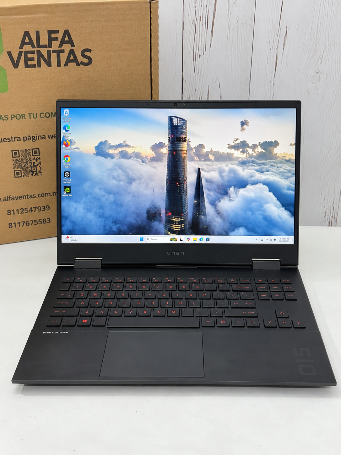 Laptop HP OMEN Core i5 10ma Gen | SSD 256GB | 16GB RAM | Tarjeta NVIDIA GeForce GTX 1650 4GB