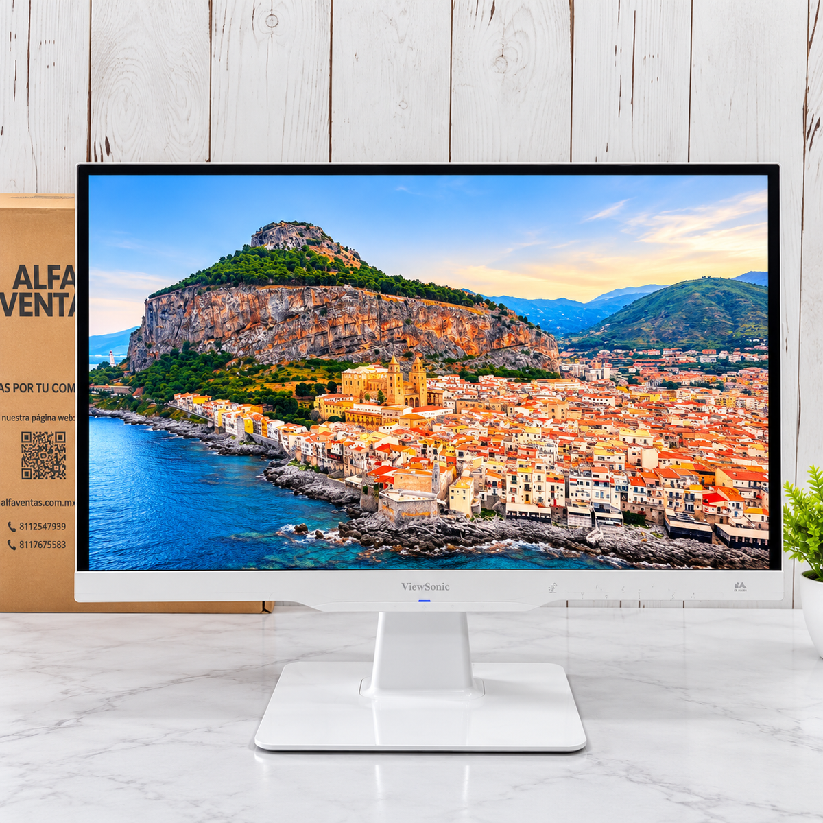 Monitor ViewSonic 22” | VX2263SMHL-W | Full HD | LED | HDMI / VGA | Bocinas Integradas
