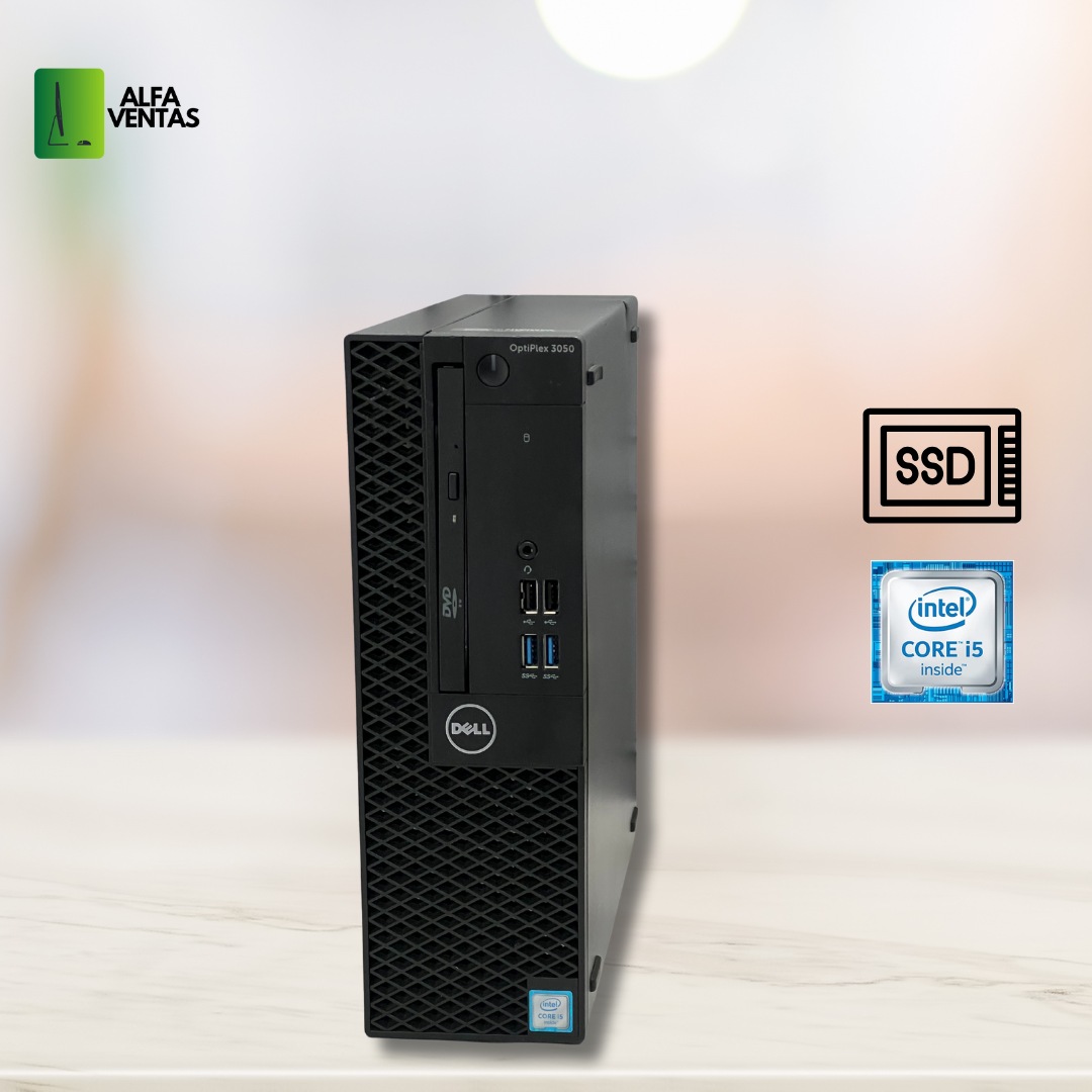 CPU Dell Optiplex 3040/ 3050 SFF Core i5 6ta Gen SSD 256GB RAM 8GB Windows HDMI