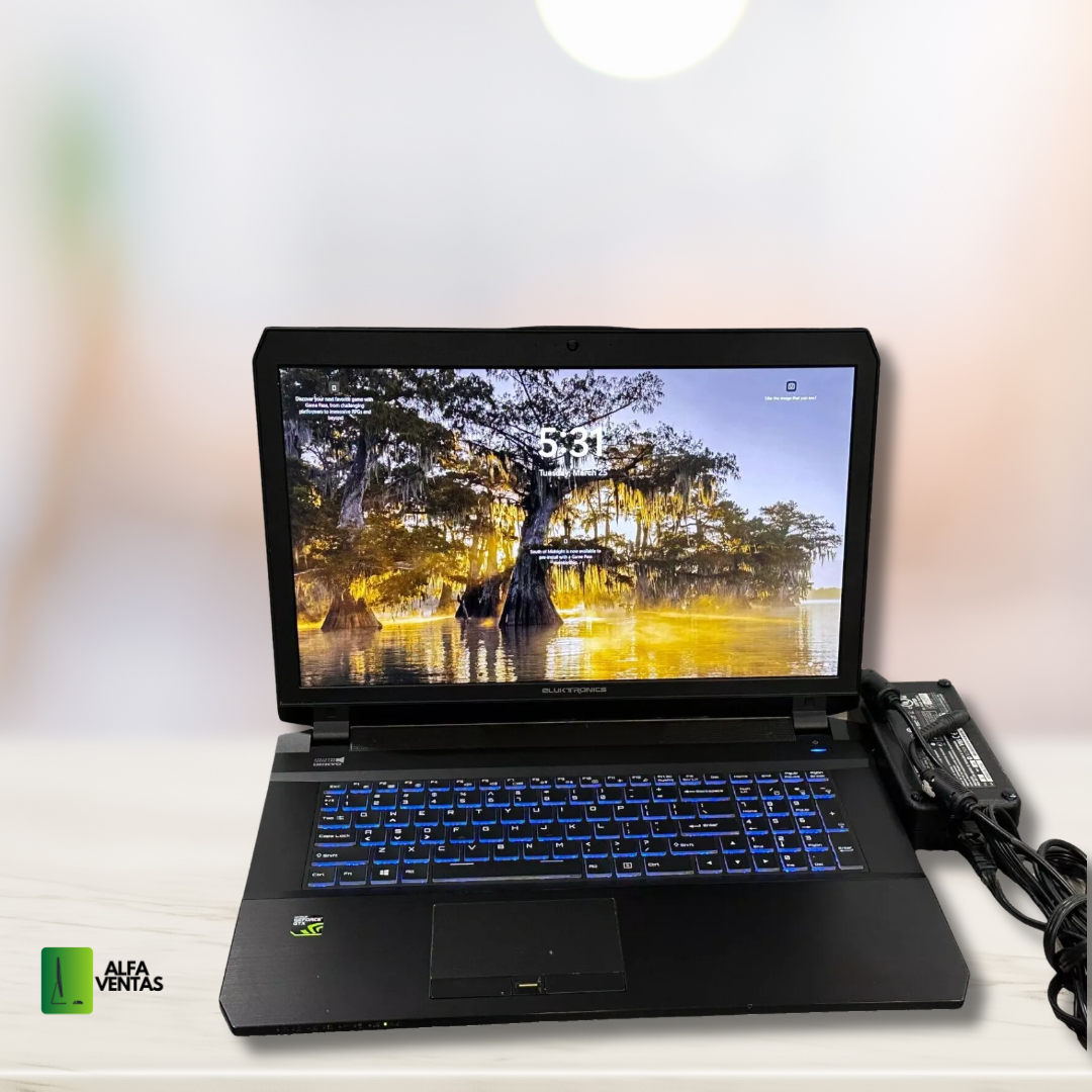 Laptop Eluktronics Pro 15 RE3  Core i7 6ta Gen | 16GB RAM | SSD 512GB | Tarjeta GTX 970M 4GB Pantalla 15.6” CLASE B