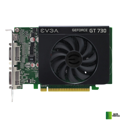 Tarjeta Gráfica EVGA NVIDIA GeForce GT 730 2GB DDR3 2x DVI-I, 1x mini HDMI