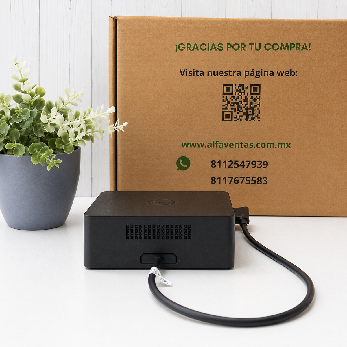 Dock Station Dell TB16 | HDMI | DisplayPort | Mini DisplayPort | VGA | USB-C | RJ45 |