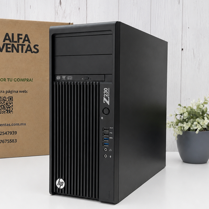 CPU HP Z230 Tower Workstation | Intel Xeon E3-1231 v3 | SSD 480GB | 32GB RAM DDR3 | NVIDIA Quadro K420 1GB| Windows 10 Pro