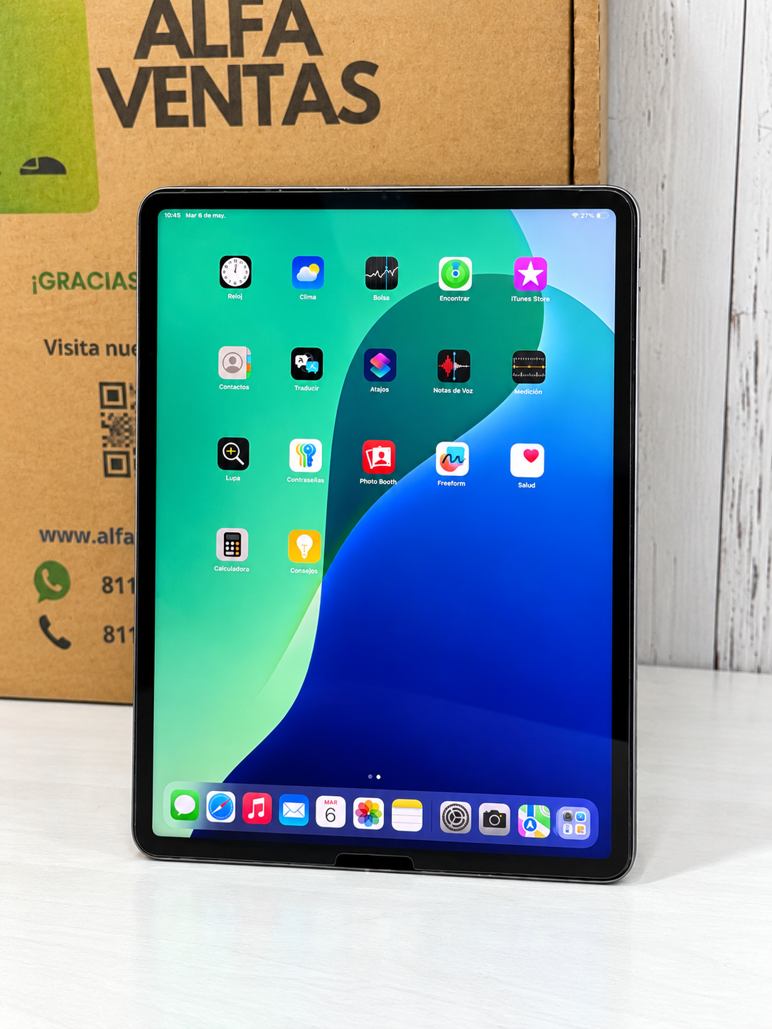 Apple iPad Pro 12.9” 5ta Generación | 128GB | Wi-Fi | Pantalla Táctil