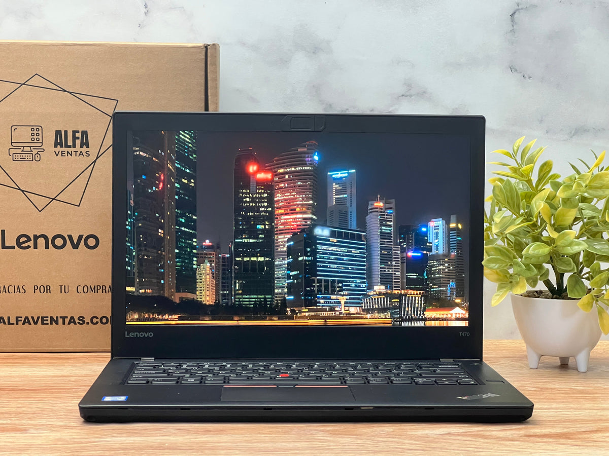 Laptop Lenovo ThinkPad T470 Core i5 7ma gen SSD 256GB 16GB RAM  Pantalla 14" Windows 10 Pro