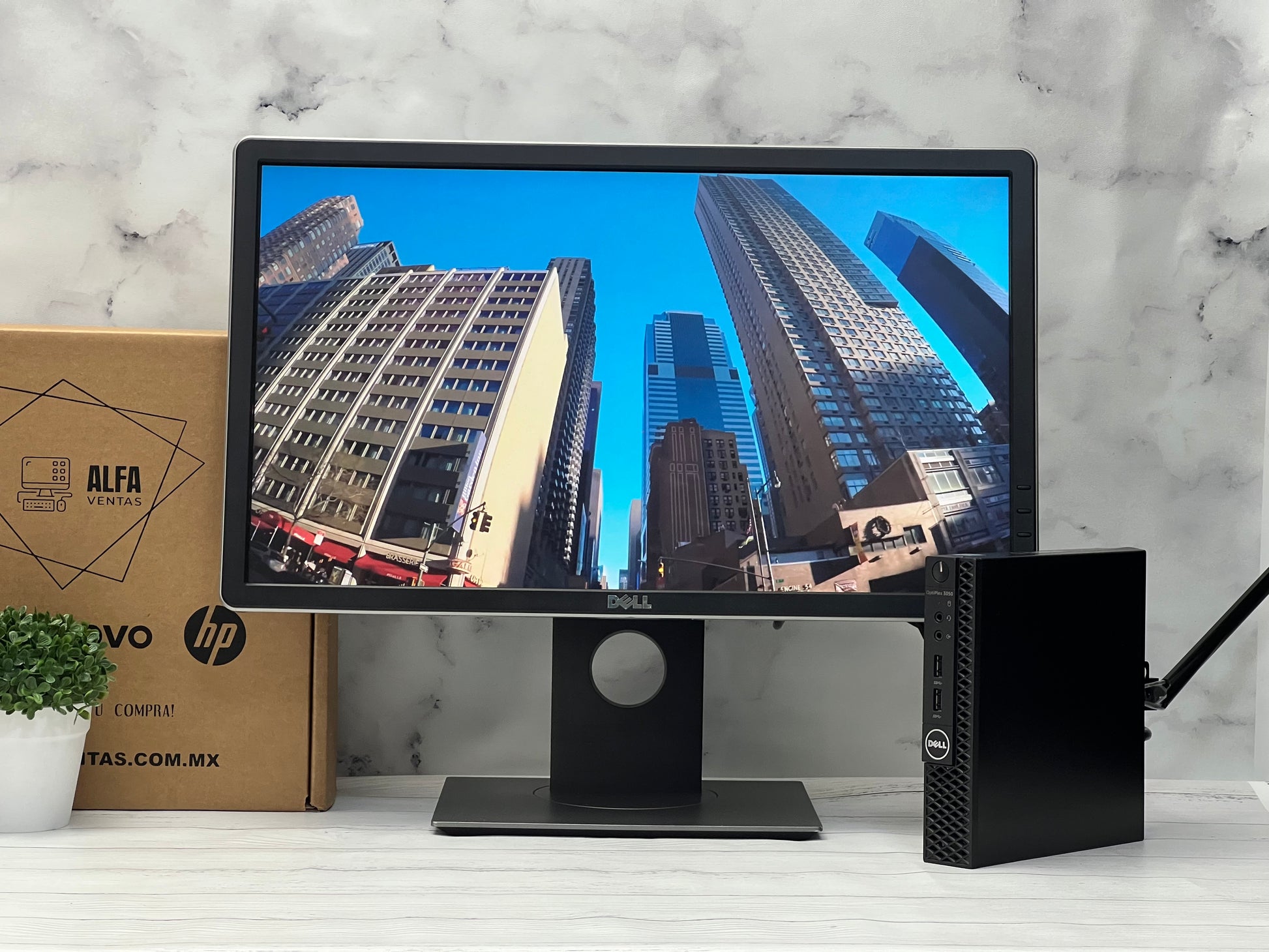 Computadora Dell Optiplex 3050 Core i5 7ma Gen SSD 240gb RAM 8gb DDR4 Windows-Monitor 22"