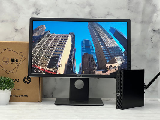 Computadora Dell Optiplex 3050 Core i5 7ma Gen SSD 240gb RAM 8gb DDR4 Windows-Monitor 22"