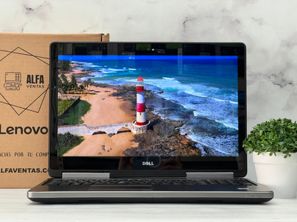 Laptop Dell Precision 7510 | Core i5 6ta Gen | 16GB RAM | SSD 240GB | AMD Radeon R9 M375X 2GB | Pantalla táctil 15.6 | Clase B