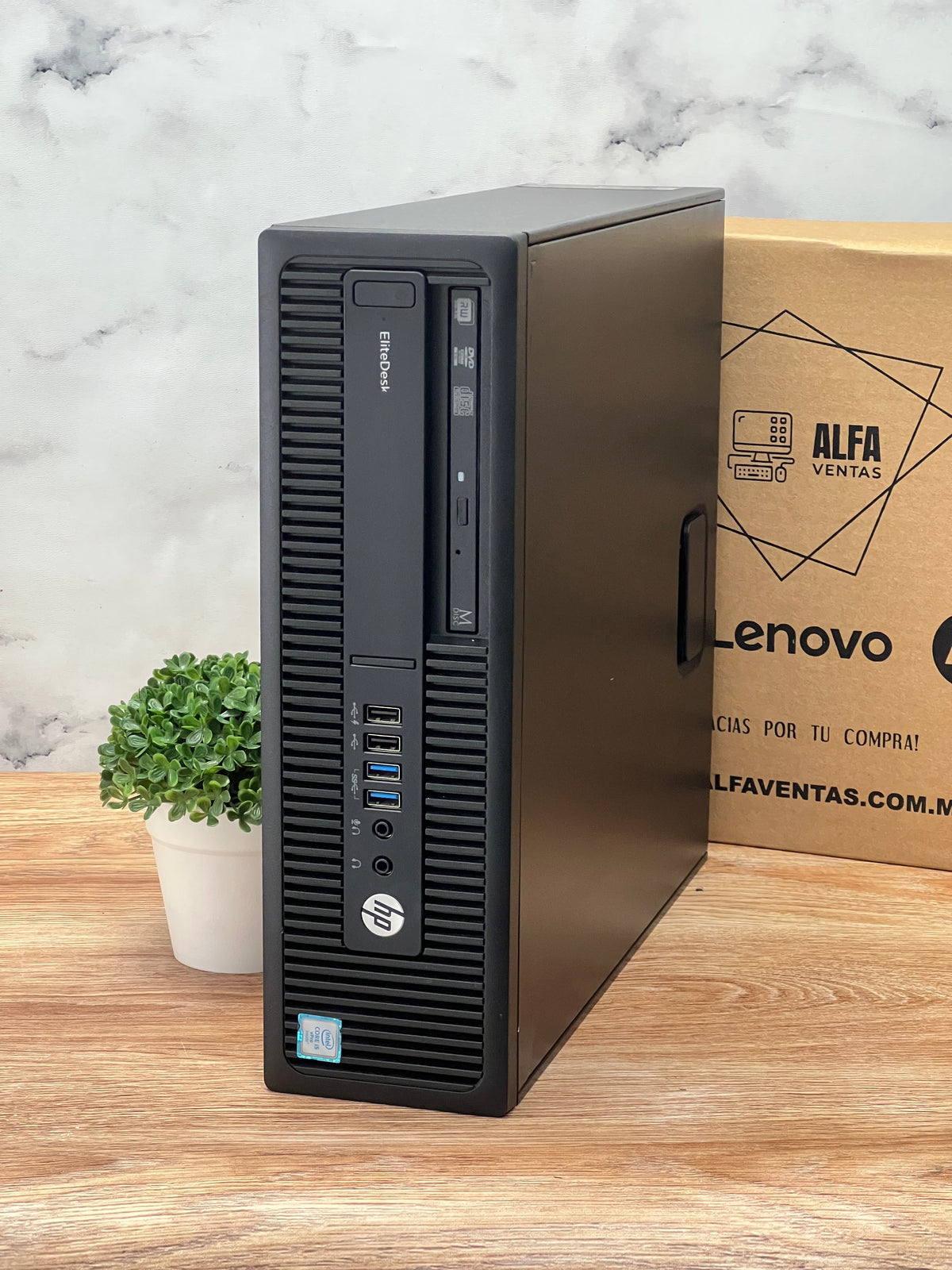 CPU HP EliteDesk 800 G2 Core i5 6ta Gen  SSD 120GB RAM 8GB DDR4  Windows 10 Pro