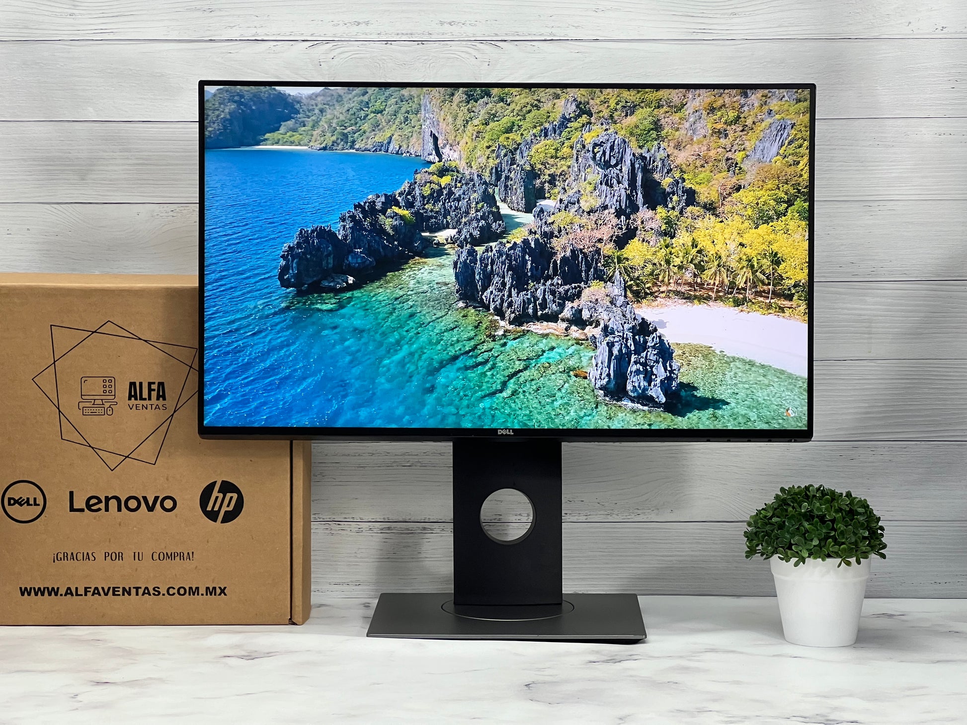 Monitor DELL UltraSharp U2417H 24” LED 1920 x 1080, HDMI-DISPLAYPORT X 2 CLASE B