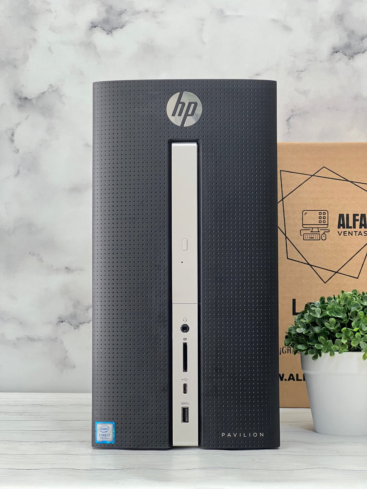 CPU HP Pavilion 570 | Core i5 7ma gen | 16GB RAM | SSD 256GB | GeForce GT 730 2GB | Win 10 Pro