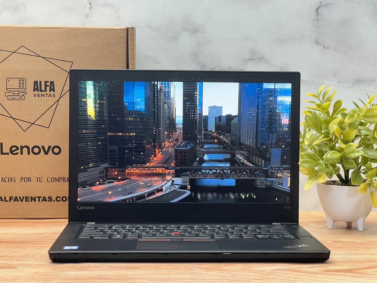 Laptop Lenovo ThinkPad T470 Core i5 7ma gen SSD 256GB 16GB RAM  Pantalla 14" Windows 10 Pro