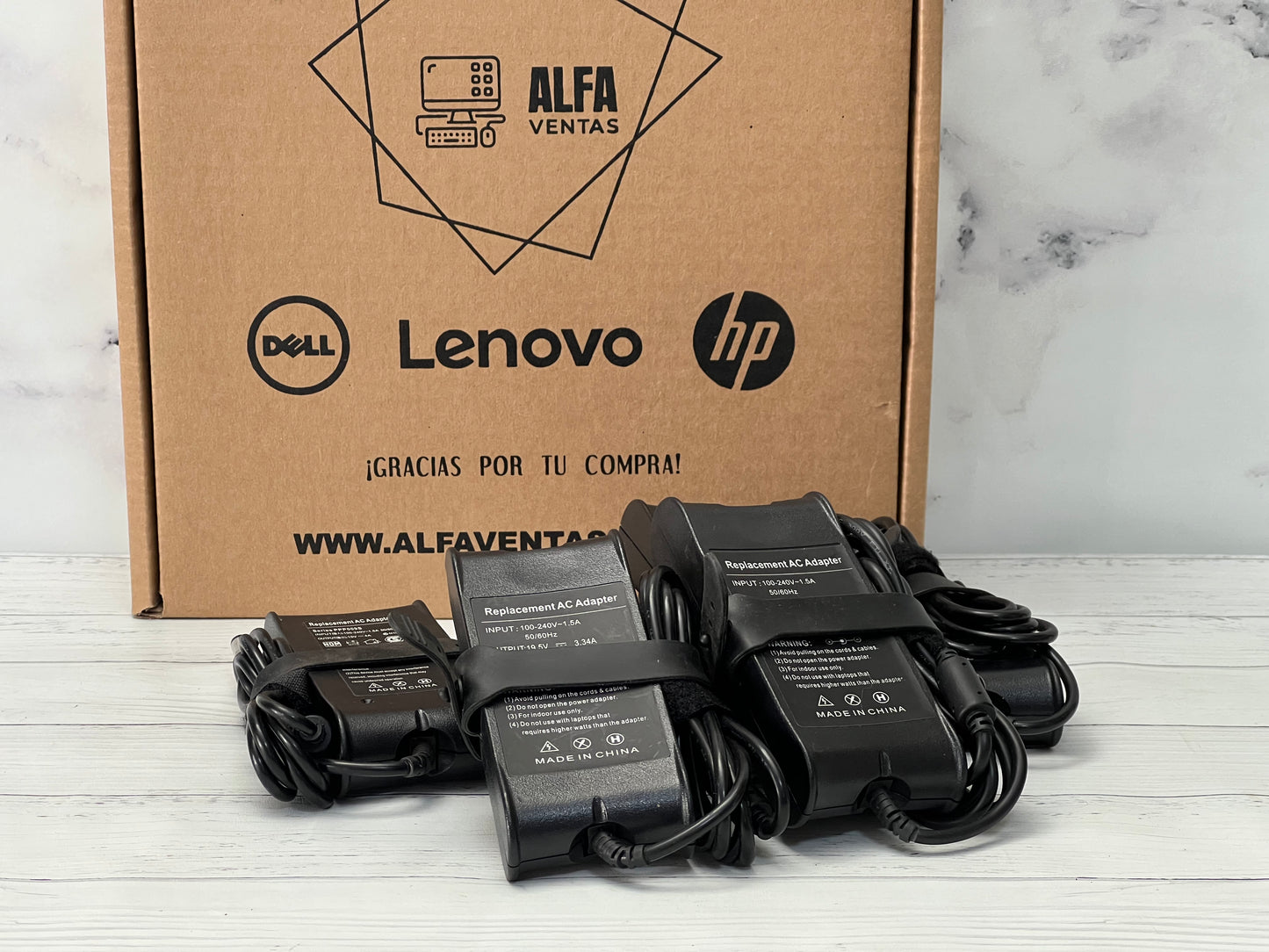 Cargador compatible de reemplazo Dell Latitude/ Inspiron 65w 7,4mm * 5,0mm (pin grande) 19.5v 3.34A
