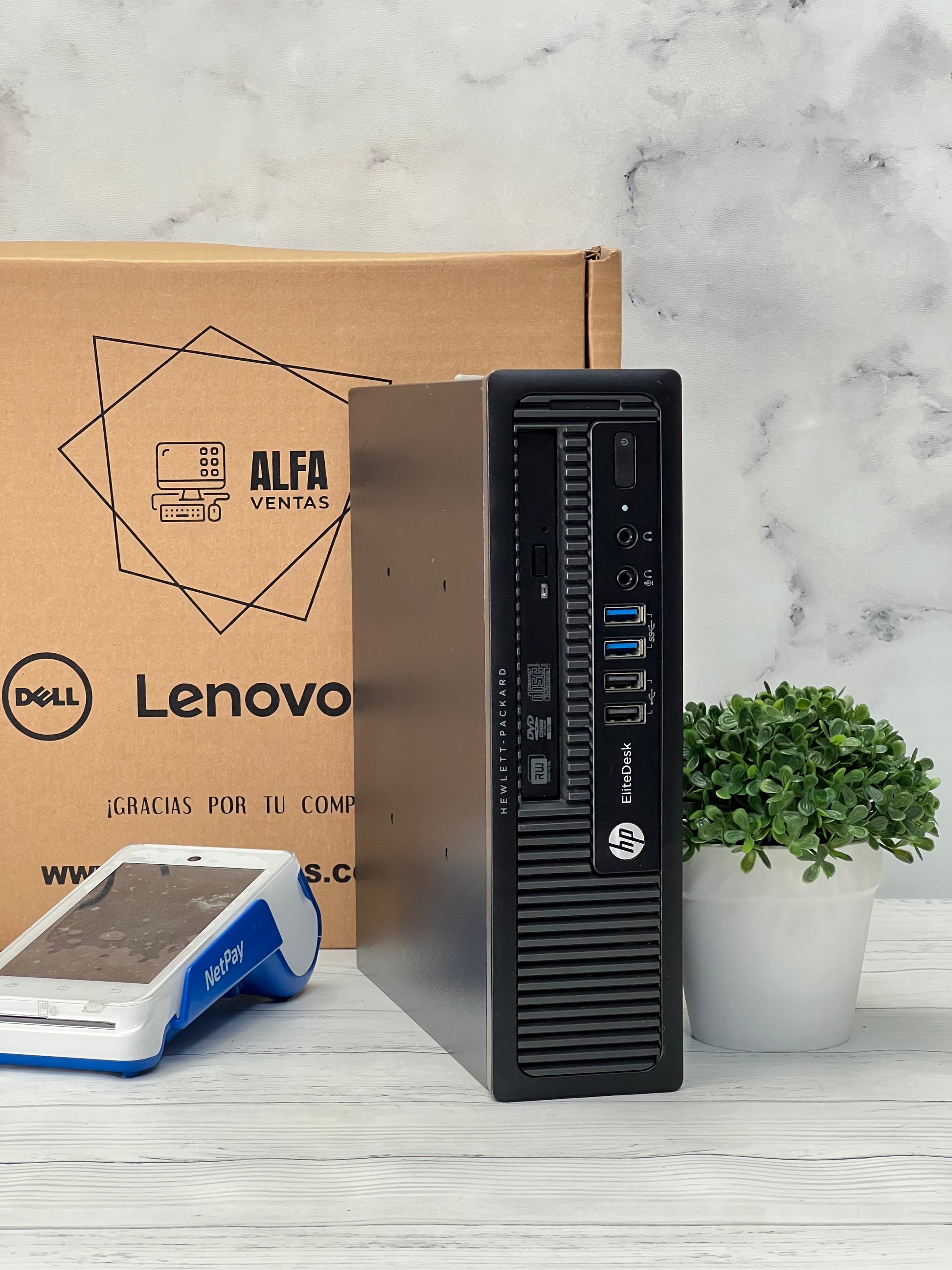 CPU Hp EliteDesk 800 G1 USFF Core i7 4TA GEN SSD 256GB 8GB RAM WINDOWS 10
